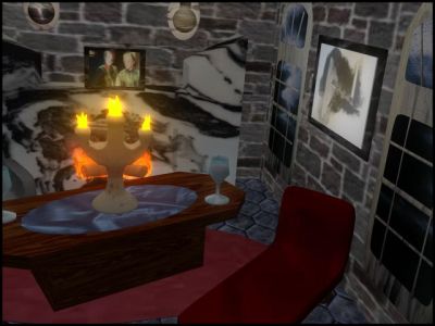Haunted House done in Maya
